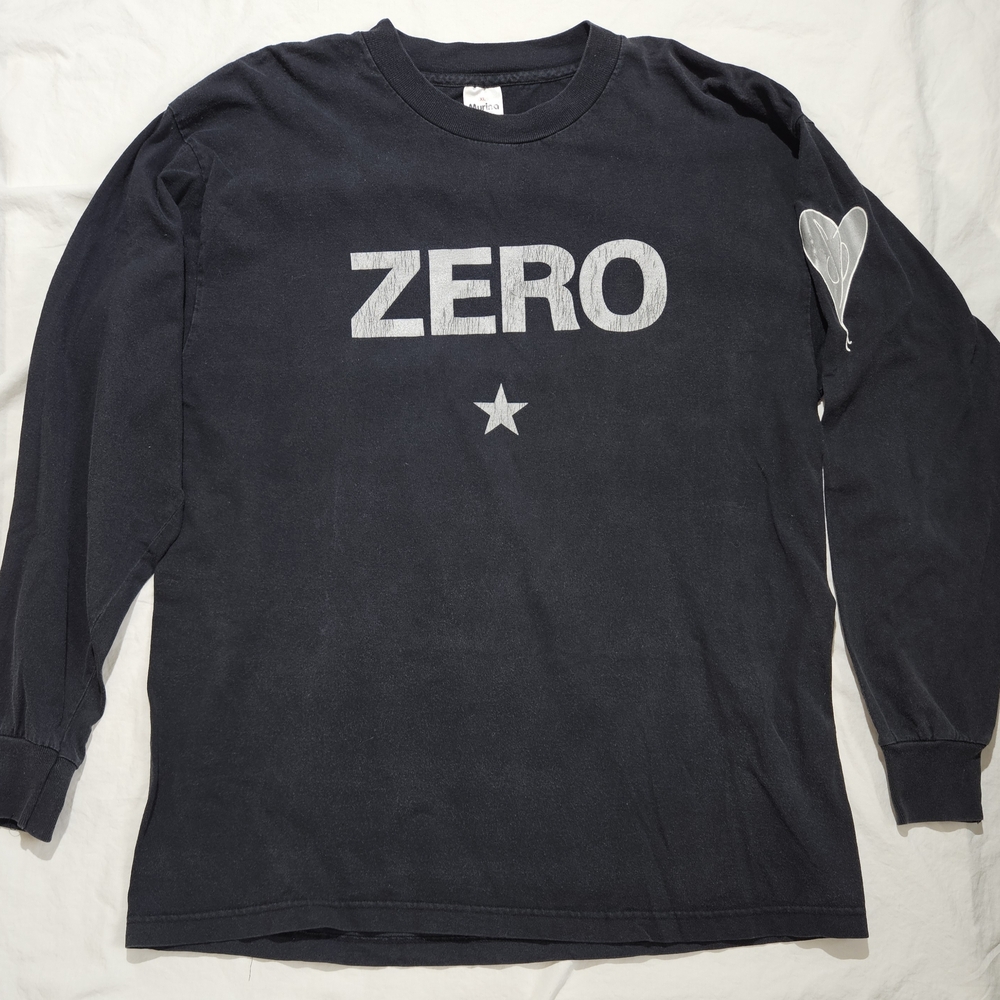 Smaching Pumpkins Vintage Zero Black Long Sleeve Tee XL